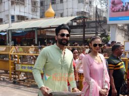 Photos: Rakul Preet Singh and Jackky Bhagnani seeks blessings at Siddhivinayak Temple