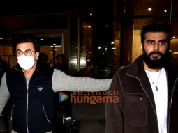 Photos: Ranbir Kapoor and Arjun Kapoor snapped at the airport