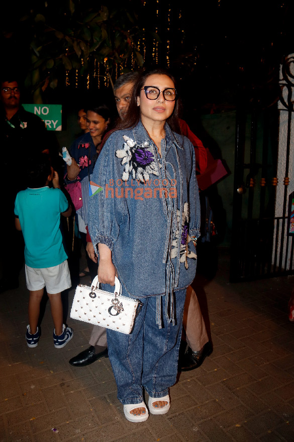 photos rani mukerji riteish deshmukh genelia dsouza and others snapped at karan johars sons birthday bash 1