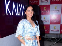 Photos: Regina Cassandra snapped at Kalyan Jewellers’ showroom in Bandra