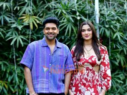 Photos: Saiee Manjrekar and Guru Randhawa snapped promoting Kuch Khattaa Ho Jaay
