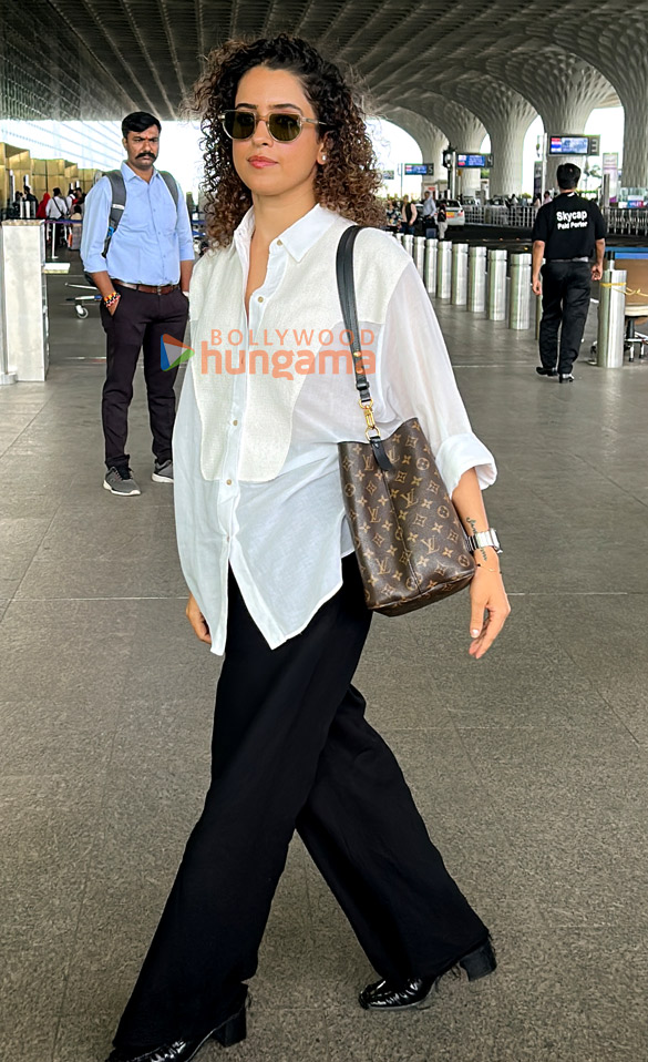 photos sanya malhotra riteish deshmukh karan johar and others snapped at the airport 2
