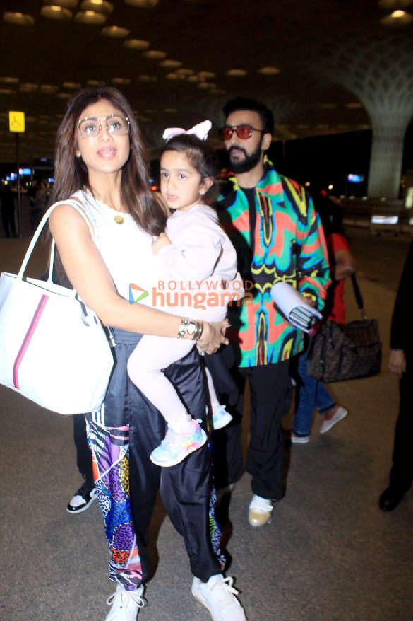 Photos: Shilpa Shetty, Saiee Manjrekar and others snapped at the airport