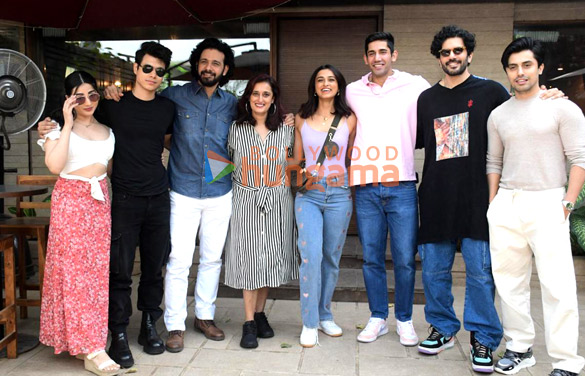 photos varun sood namrata sheth viraf patel and the team of karmma calling snapped at bluebop cafe celebrating the succ 1