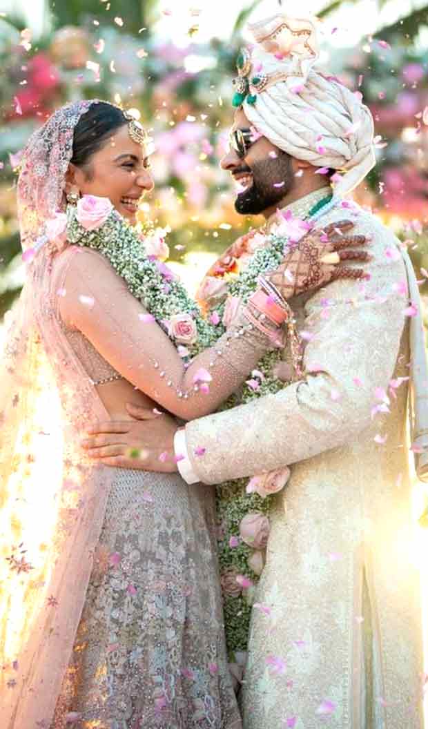 Rakul Preet Singh – Jacky Bhagnani Wedding: A tale of pastel perfection by Tarun Tahiliani