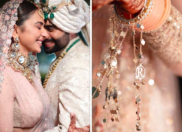 Rakul Preet Singh shares wedding album with Jackky Bhagnani; gives a glimpse of her bespoke customized Kaleeras featuring their initials, see photos
