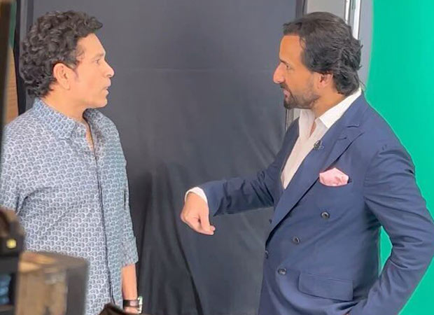 Saif Ali Khan indulging in a deep conversation with cricket legend Sachin Tendulkar goes viral on social media