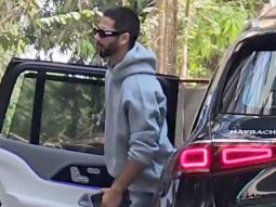 Shahid Kapoor waves at paps as he gets clicked in the city