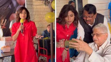 Shamita Shetty’s birthday celebrations include a touching visit to an old age home; watch