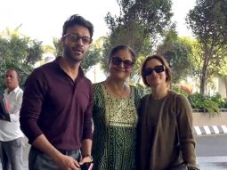 Vicky Jain & Ankita Lokhande strike a pose for paps as they get clicked at the airport