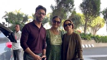 Vicky Jain & Ankita Lokhande strike a pose for paps as they get clicked at the airport