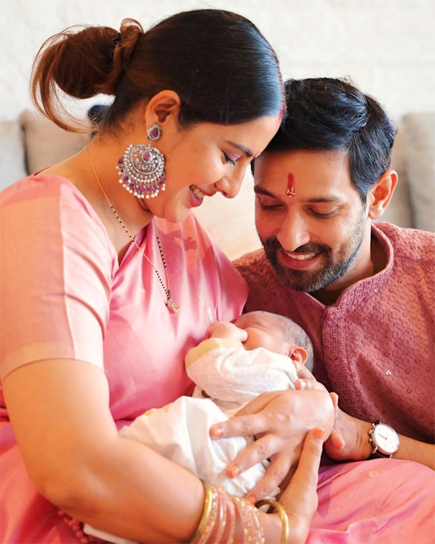 Vikrant Massey and Sheetal Thakur name their first child Vardaan, share first photo of their son “Nothing short of a blessing”