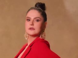 You can’t ever go wrong with red, Zareen Khan!