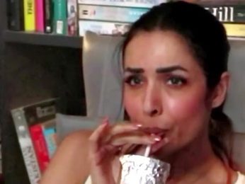 Yummy! Malaika Arora enjoys her refreshing lemony drink Yummy! Malaika Arora enjoys her refreshing lemony drink