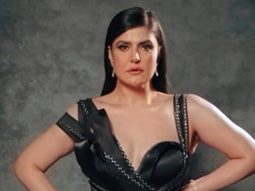 Zareen Khan looks drop dead gorgeous in this black outfit