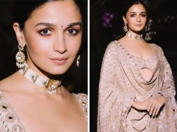 Alia Bhatt is serving right wedding guest goals in stunning Arpita Mehta’s golden lehenga at Anant Ambani-Radhika Merchant’s pre wedding festivities