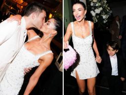 Amy Jackson and Ed Westwick twin in white as they celebrate engagement with a grand dinner party: “Surrounded by our families and friends”