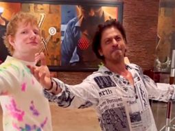 An unexpected crossover! Shah Rukh Khan teaches Ed Sheeran his signature pose