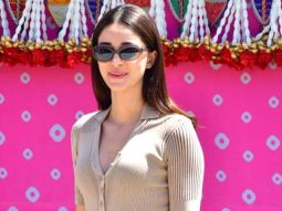 Ananya Panday gets clicked by paps as she leaves from Jamnagar