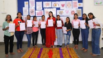 Ananya Panday spends time with children as she visits an NGO on International Women’s Day 2024, see photos
