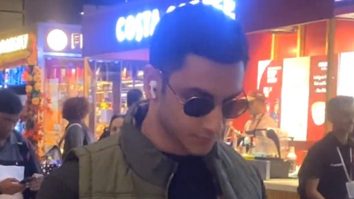 Archies star Vedang Raina sports a classy airport look as he gets clicked