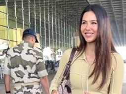 Cute! Sonam Bajwa flashes her infectious smile as she gets clicked at the airport