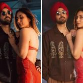 Diljit Dosanjh raises hotness quotient as he poses with Kareena Kapoor Khan from Crew music video shoot “Tera ni mai LOVER”