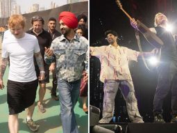 Ed Sheeran shares photos with Diljit Dosanjh, does iconic Shah Rukh Khan pose with Armaan Malik at his Mumbai concert, see pics