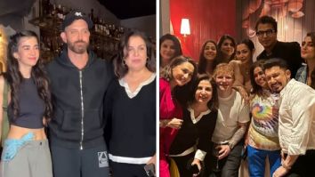 Hrithik Roshan sports War 2 look as he arrives for Ed Sheeran’s welcome party with Saba Azad and son Hrehaan; Madhuri Dixit, Farah Khan & more party at Gauri Khan’s restaurant