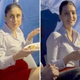 Kareena Kapoor Khan and Kriti Sanon have pizza party on the sets of Crew in new behind-the-scenes video