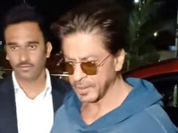 King is here! Shah Rukh Khan gets clicked by paps at Jamnagar airport