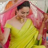 Kriti Kharbanda shares a heartfelt note as she adorns ‘nani maa ka haar’ and ‘maa ka shaadi ka dupatta’ during her Chooda ceremony