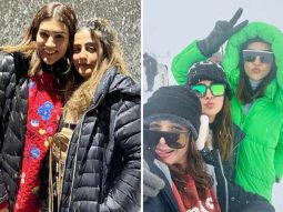Kriti Sanon goes skiing in Gulmarg, enjoys snowfall with her sister Nupur and her friends, see photos and videos
