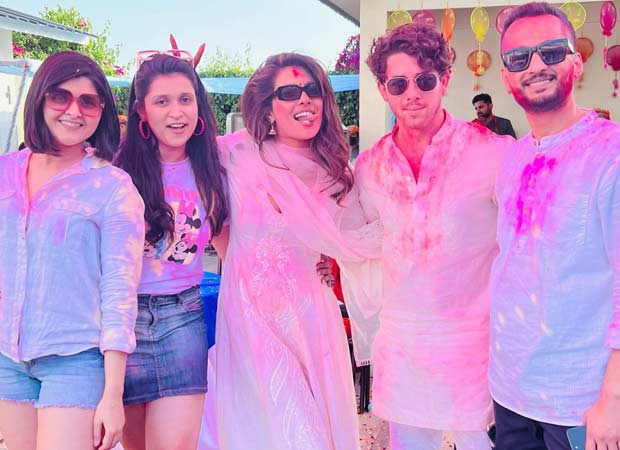 Mannara Chopra shares photos of her Holi celebration with ‘Mimi Di’ Priyanka Chopra and ‘jiju’ Nick Jonas; see pics
