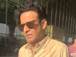 Manoj Bajpayee strikes a pose for paps as he gets clicked at the airport