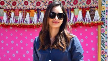 Manushi Chhillar flaunts her Louis Vuitton bag as she leaves for Mumbai