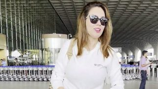 Munmun Dutta looks ecstatically happy as she gets papped at the airport