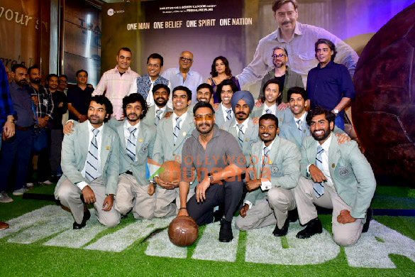 photos ajay devgn priyamani and others snapped at the maidaan trailer launch 3