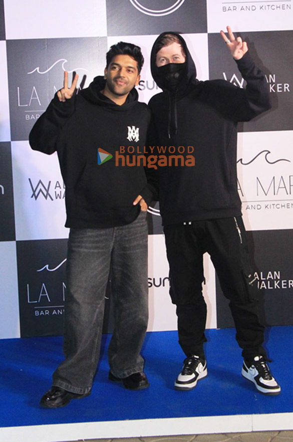 photos alan walker guru randhawa and others spotted at la mar 1