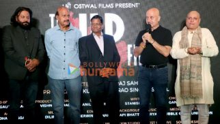 Photos: Anupam Kher, Manjari Fadnnis, Manoj Joshi and others snapped at the launch of the film The UP Files