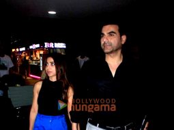 Photos: Arbaaz Khan snapped with wife Sshura Khan at the airport