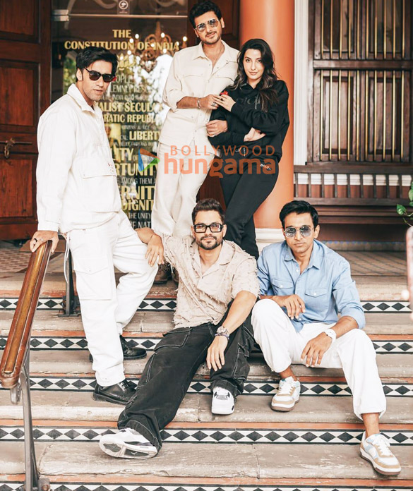 Photos: Kunal Kemmu, Pratik Gandhi, Divyendu Sharma, Avinash Tiwari and Nora Fatehi enjoy Gujarati food in Ahmedabad during the promotions of Madgaon Express