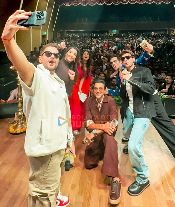 photos kunal kemmu pratik gandhi divyendu sharma nora fatehi and avinash tiwari promote their film madgaon express in delhi 3