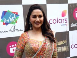 Photos: Madhuri Dixit, Suniel Shetty and Bharti Singh snapped on the sets of Dance Deewane 4