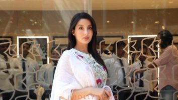 Photos: Nora Fatehi snapped outside Kalyan Jewellers store in Mumbai
