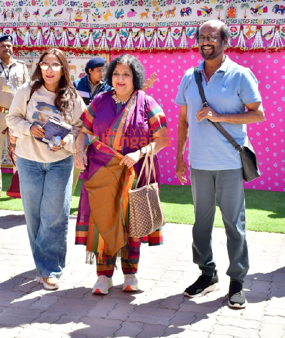 photos rajinikanth shreya ghoshal and others arrive at jamnagar for anant ambanis pre wedding festivities 1