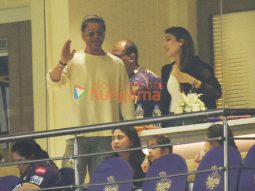 Photos: Shah Rukh Khan snapped at the IPL match between Kolkata Knight Riders and Sunrisers Hyderabad in Kolkata