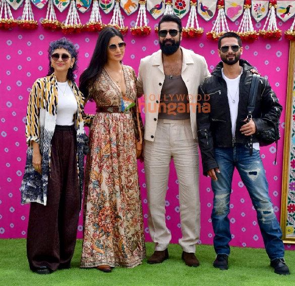photos vicky kaushal katrina kaif shahid kapoor and others arrive at jamnagar for anant ambanis pre wedding festivities 2