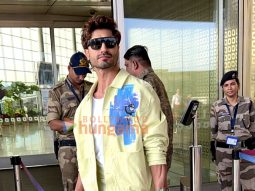 Photos: Vidyut Jammwal and Isha Malviya snapped at the airport