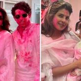 Priyanka Chopra and Nick Jonas enjoy Holi with daughter Malti Marie in Mumbai at a party, watch video